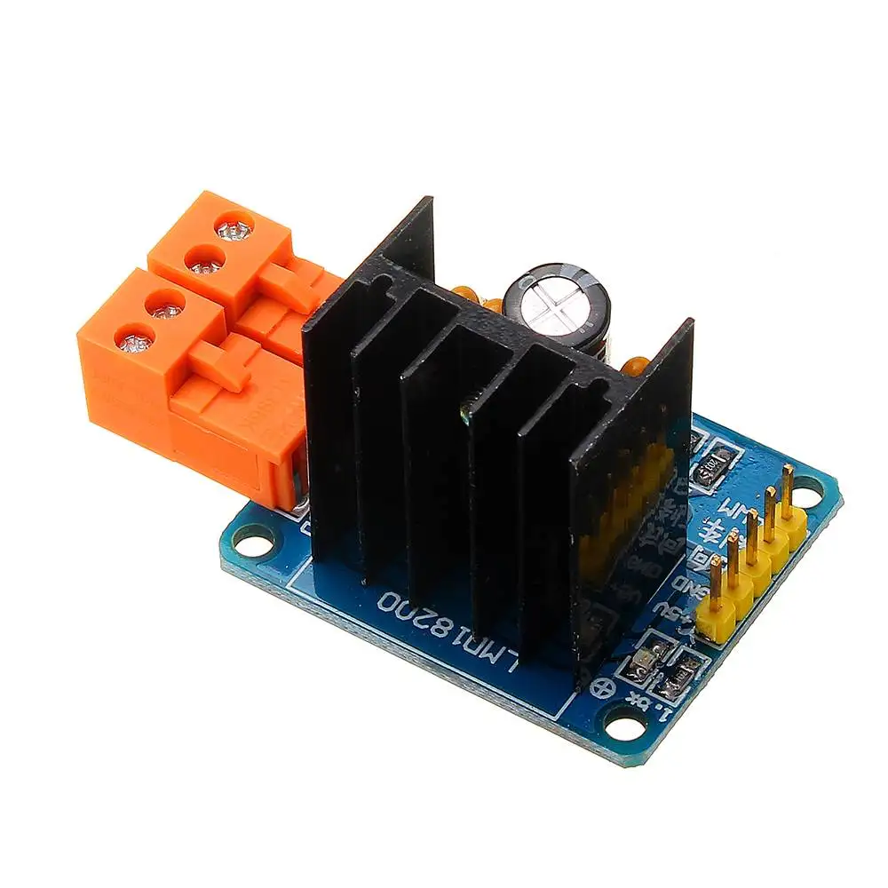

LEORY 1PC H-bridge Electronic Component Circuit LMD18200 Car DC Motor Driver Module