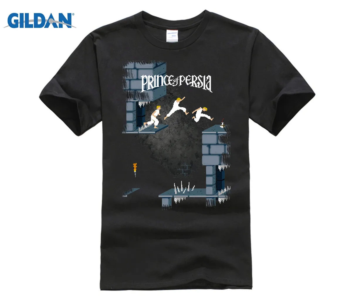 

GILDAN Prince of Persia T Shirt Summer Men's T-shirt Printing Brand Tops T-shirts Short-sleeved O-collar Men's T-shirts