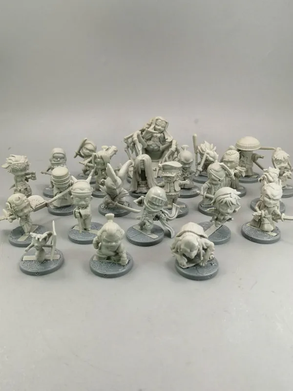 

54mm Figures Running Group Game Scale Plastic Model Kits Hobby Tools War Chess Modeling Diy Kit Toys For Children Promotion