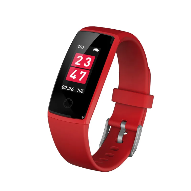 

V10 Smart Wristband Fitness Bracelet Heart Rate Monitor Tracker Pedometer Blood Pressure Colorful Bluetooth Smartband