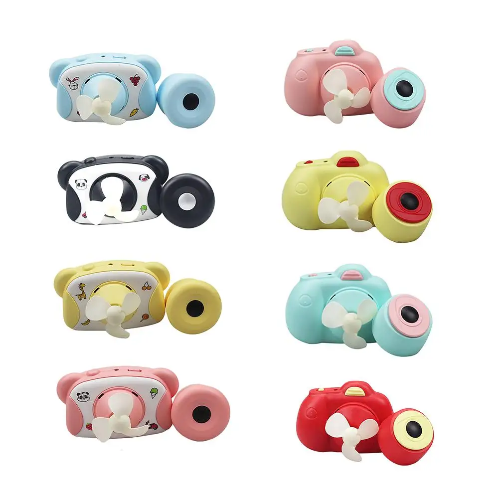 

Cartoon Portable Camera-shape USB Fan Handheld Mini Fans Children Toys Summer Suppliers Charging Camera With Fan Handheld Mini