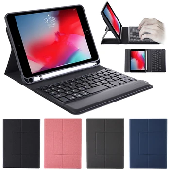 

Bluetooth Keyboard Case For iPad mini 5 2019 7.9'' Cover with Pencil Holder Leather Tablet Case Keyboard Cover for iPad mini 5