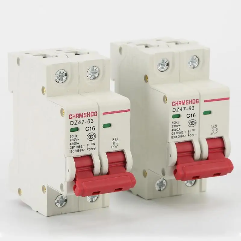 

DZ47-63/2P Short Circuit Overload Protection Circuit Breaker Air Switch Household Manual Smart Circuit Breaker Automatic Switch