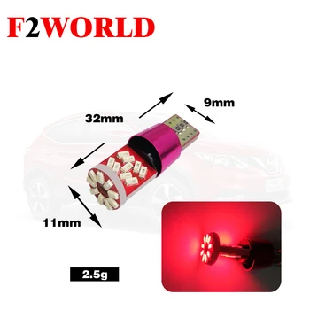 

2 PCS * Car led lights T10 27smd 3014 canbus Wedge auto clearance bulbs cheap parking festoon vehicle external led lamps source