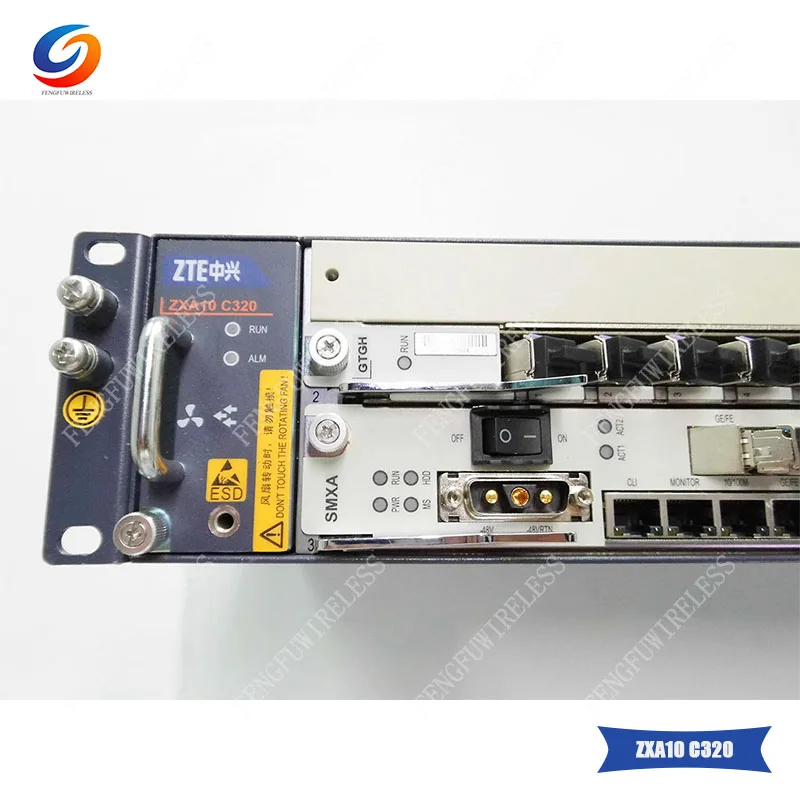 1000 м GPON OLT zte C320 SMXA/1 карта* 1 шт с 1* коляска 16 портов GTGH C+ деловая плата AC+ DC источник питания