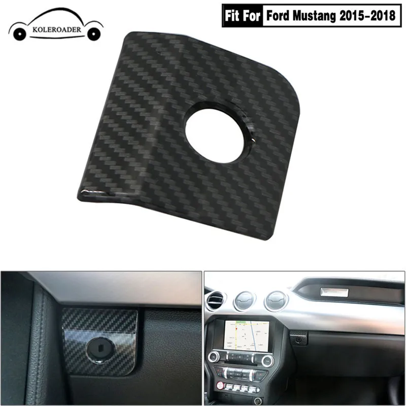 

Armrest Storage Box Switch Cover Trim Glove Box Switch Button Frame Cover For Ford Mustang 2015 2016 2017 2018