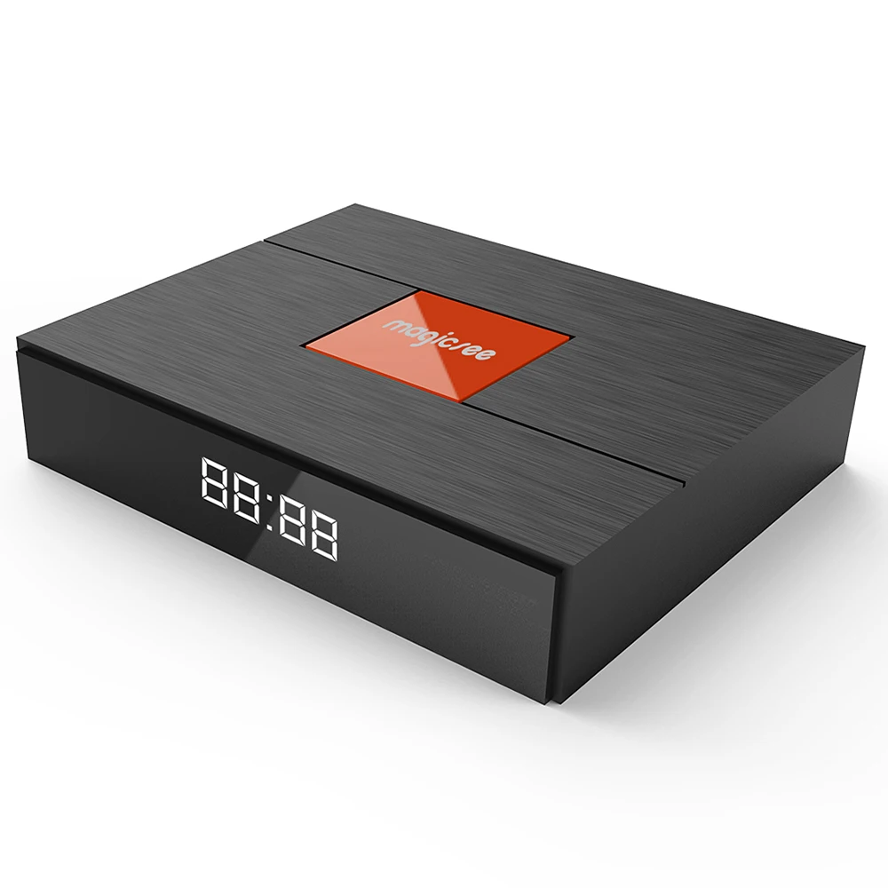 Magicsee C400 Plus Гибридный S2 + T2 C tv Box Amlogic S912 Android 7.1.2 3 ГБ ОЗУ 32 Гб ПЗУ 2 4 5 WiFi 100 Мбит/с BT4.1