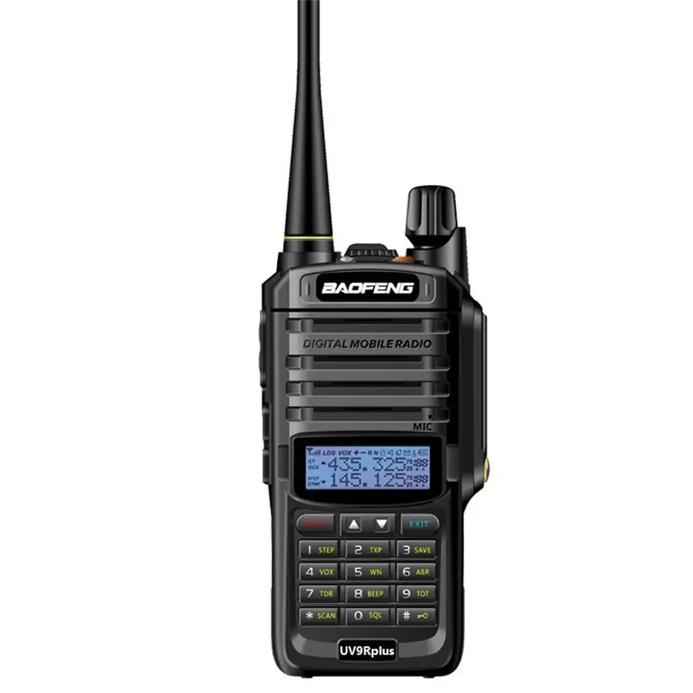 UV 9R plus Walkie Talkie автомобильный Водонепроницаемый 10 Вт для двухстороннего радио