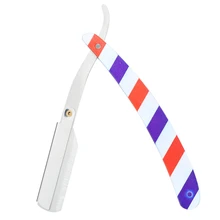 Винтажный Классический парикмахерский прямой край с легким лезвием сменный механизм для бритья бороды