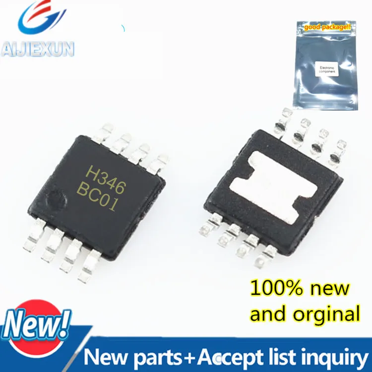

2pcs 100% new and orginal HMC346MS8GETR MSOP-8 silk-screen H346 RF attenuator in stock