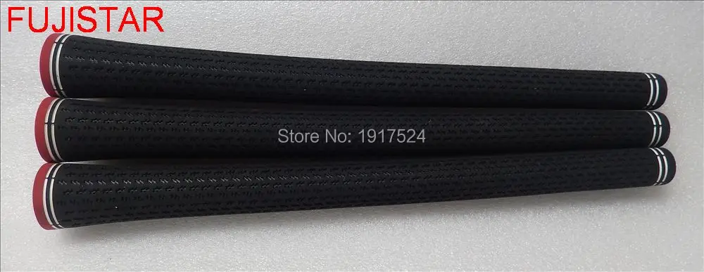 

LAMKIN Crossline 360 rubber material golf iron and wood grips black colour with red tail standard size