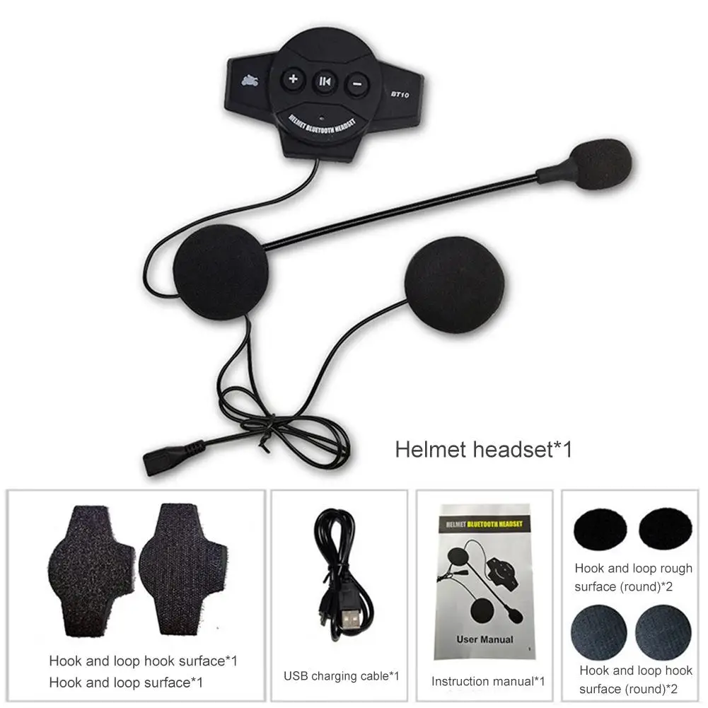 

Bluetooth Helmet Headset Wireless Earphone Motorcycle Accessory with Communication Systems