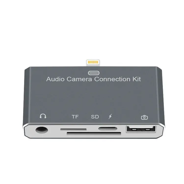 USB OTG кардридер tf карта камера комплект Многофункциональный 5 в 1 для Iphone8X Ipad Mini Tablet