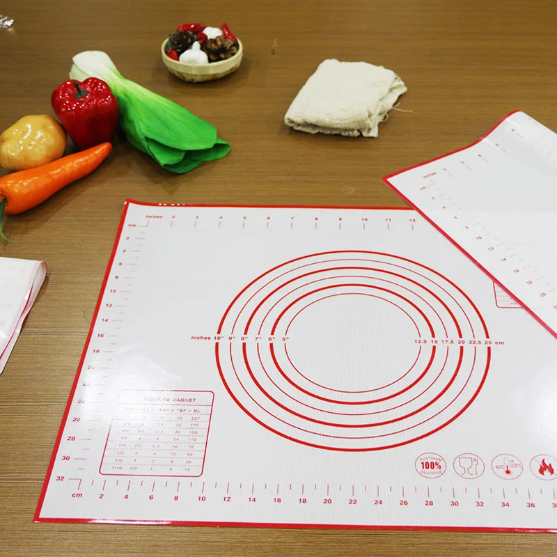 

Baking Mats Kitchen Gadgets Holder Pastry Sheet Pizza Dough Cooking Tools Silicone Utensils Bakeware Accessories Non-Stick Maker