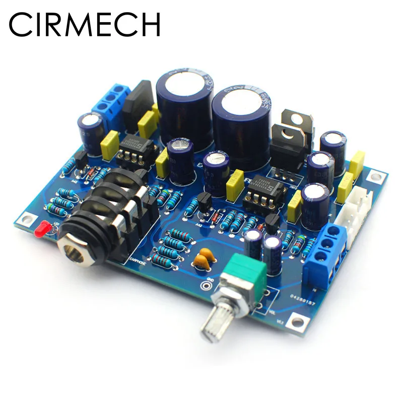 Комплект усилителя для наушников CIRMECH Hifi комплект самостоятельной сборки SOLO NE5534