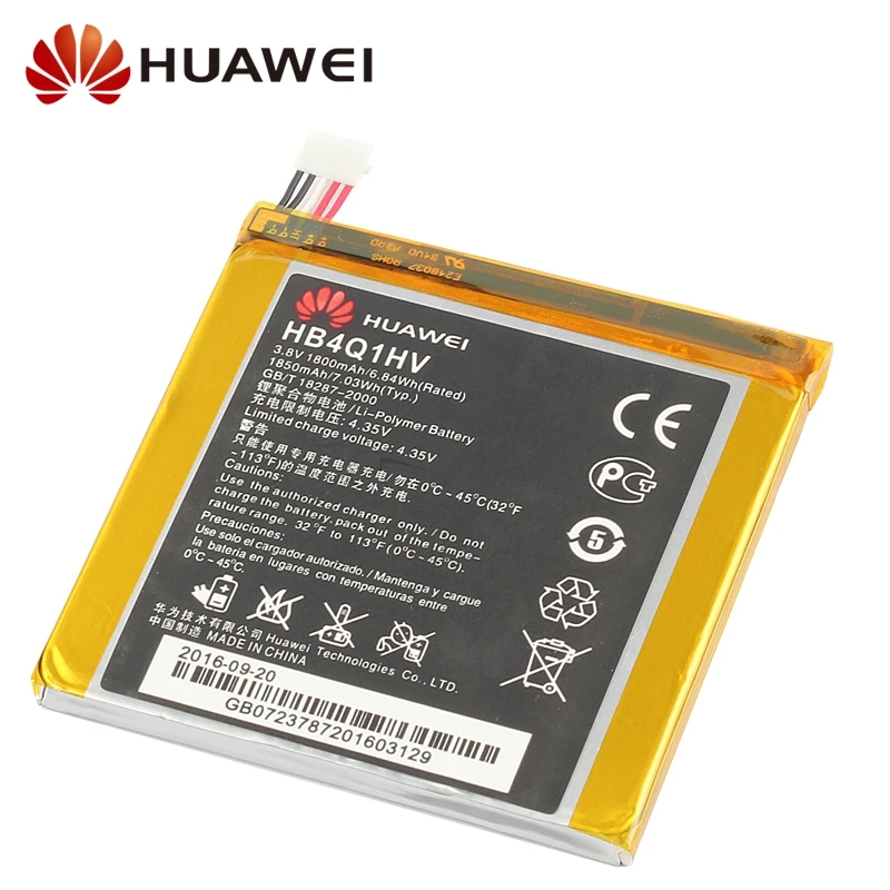 Сменный аккумулятор huawei HB4Q1HV для huawei U9200 U9500 T9200 Ascend P1 D1 аутентичный аккумулятор для телефона 1850 мАч