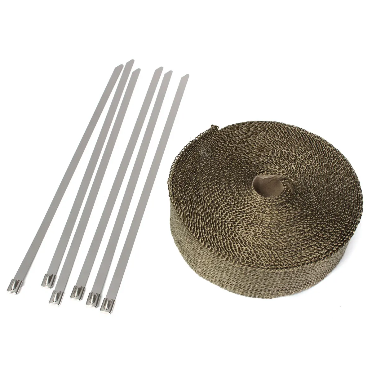 

15M*50MM Car Moto Heat Shield Wrap Turbo Exhaust Heat Tape Wrap Pipe Wrap Shields Manifold Header Insulation Cloth Roll