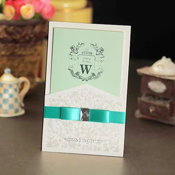 

Embedded fruit green knot wedding invitation Korean style Creative invitation banquet invitation invitation