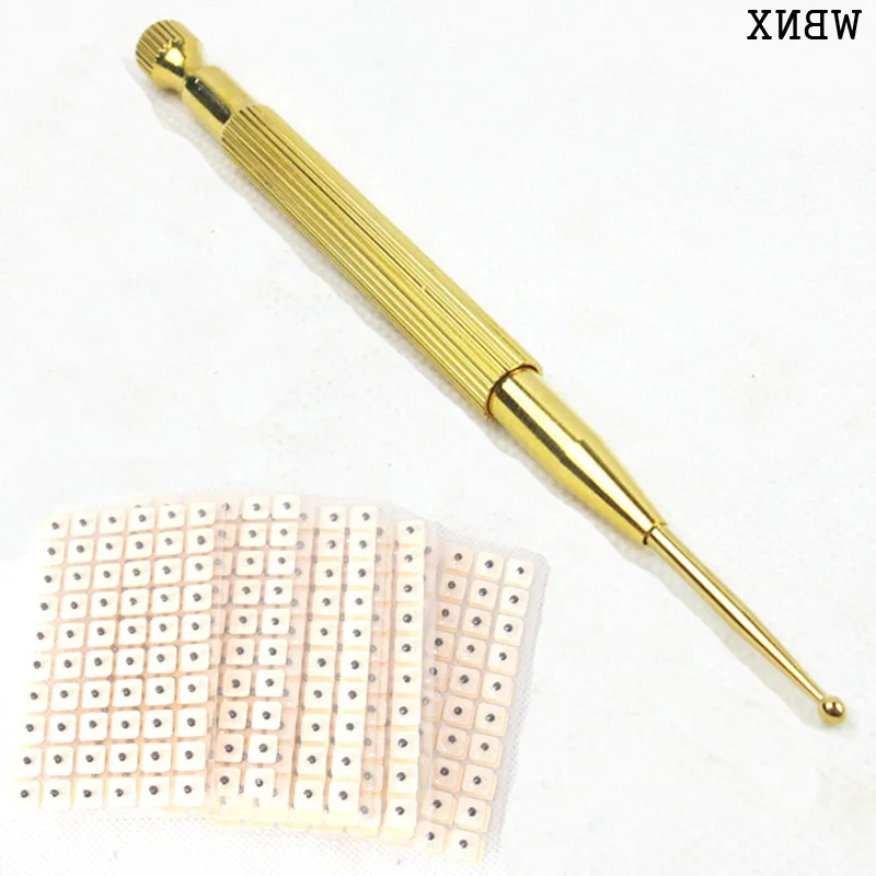 Ear acupoint detection spring microprobe elastic pen+600 ear seeds retractable multipurpose flexible acupunture pen Ear acupoint detection spring microprobe elastic pen+600 ear seeds retractable multipurpose flexible acupunture pen