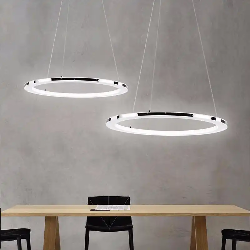 Modern Led Chandelier For Living Dining Room Hours Light Rings Led Chandelier For Living Dining Room