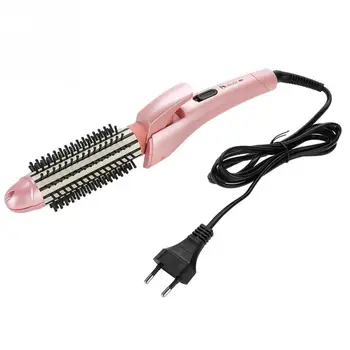 

Folding Adjustment Mini Curling Iron Electric 2 in 1 Hair Straighten Device Hair Curler Comb Hair Stick Styling Tool
