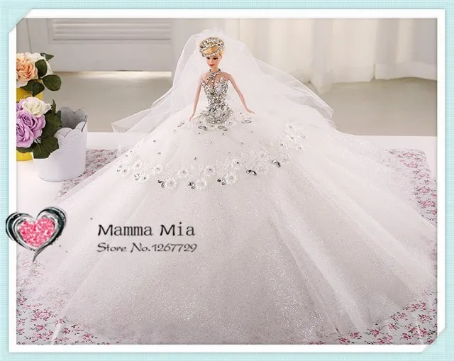 Mamma Mia Pure Handmade 2014girl S Dream Bride Doll Elaborate