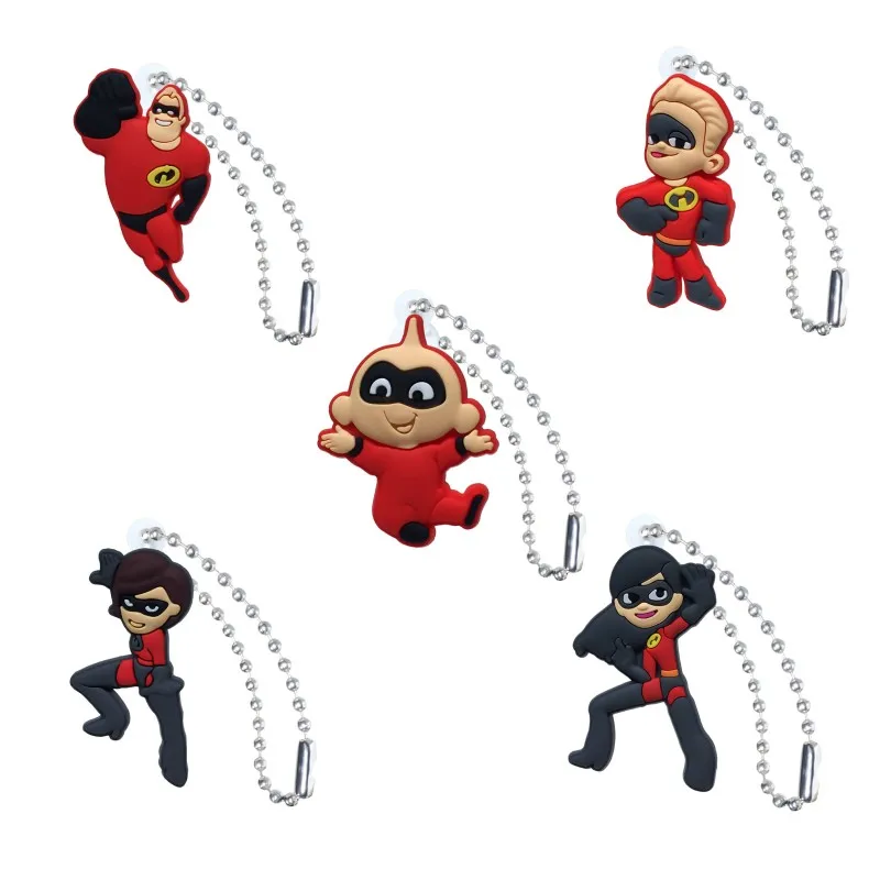 

1pcs Incredibles Cute Charm Ball Chain Desk Accessories&Organizer Key Holder Keychain Organize DIY Bag Clothes Decor Kids Gift