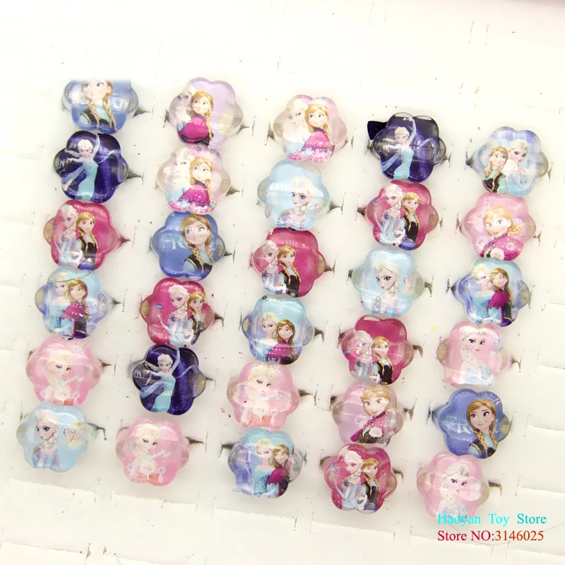 5pcs/set Disney Frozen Girls Jewelry Cosmetic Toy Child Cartoon Ring Accessories Christmas Gifts For Kid Children Birthday Party 5pcs/set Disney Frozen Girls Jewelry Cosmetic Toy Child Cartoon Ring Accessories Christmas Gifts For Kid Children Birthday Party