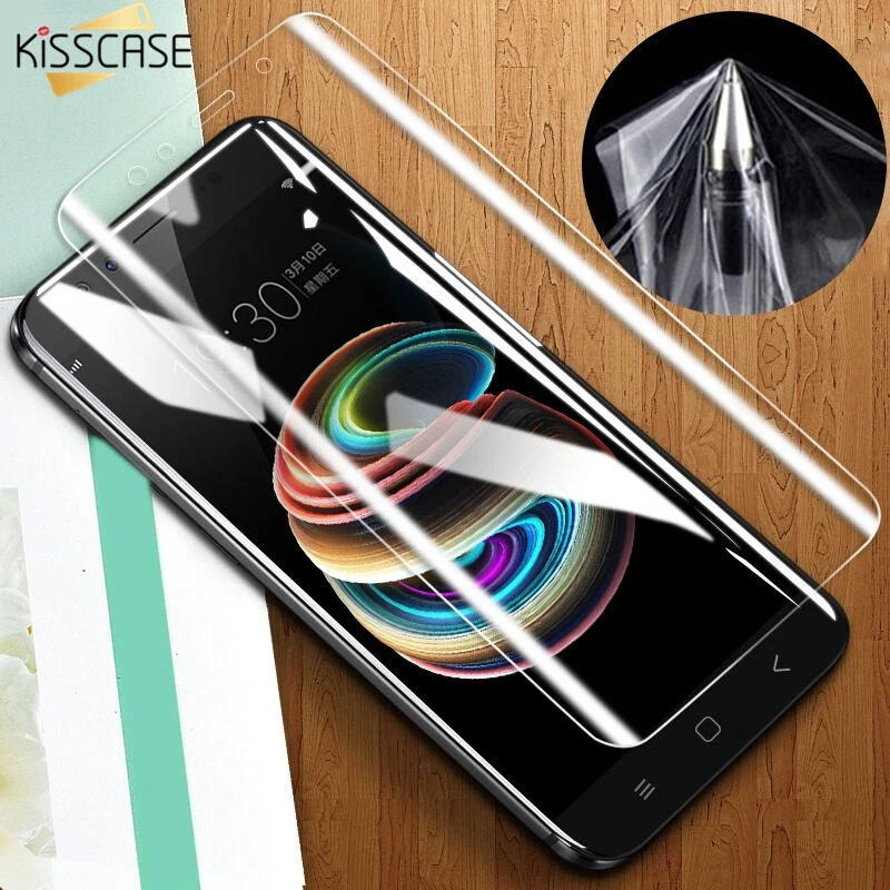 Защитная пленка для экрана KISSCASE Hydrogel Xiaomi Redmi Note 5 6 Pro 3D HD Full мягкая Mi 8 Lite Se A2
