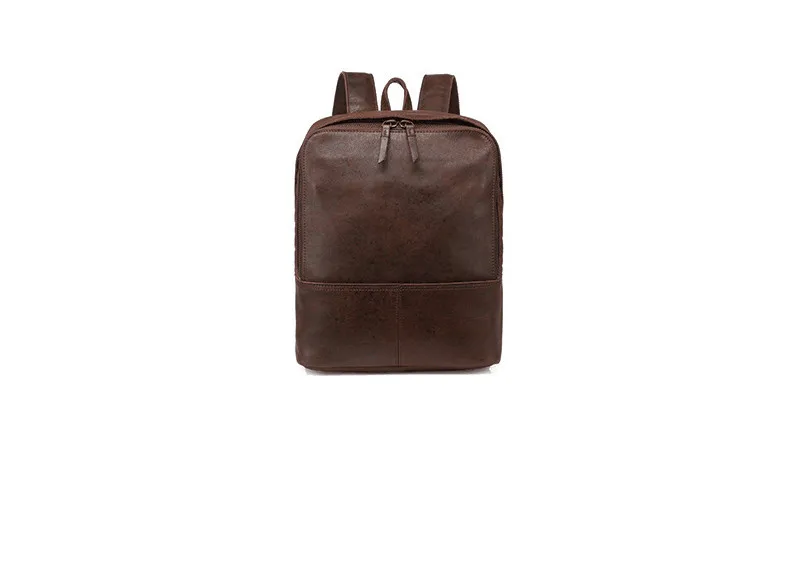 

Genuine Leather Casual Large Backpack For Men High Quality