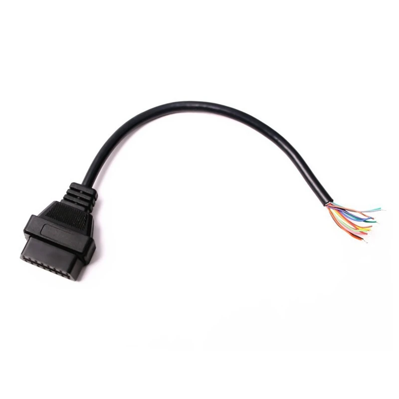 16-контактный разъем кабельного разъема для ELM327 удлинитель OBD кабель OBDII OBD ODB2 OBD 2 адаптер 16Pin женский кабель