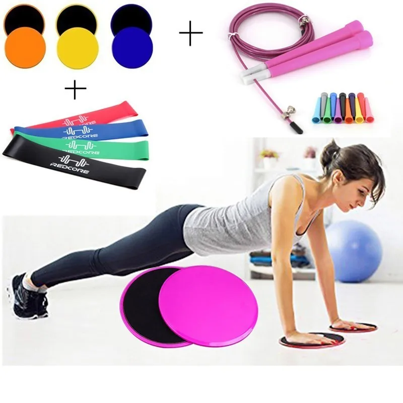 XC 2Pcs Gliding Discs Slider Fitness Disc Full Set Workout Equipment