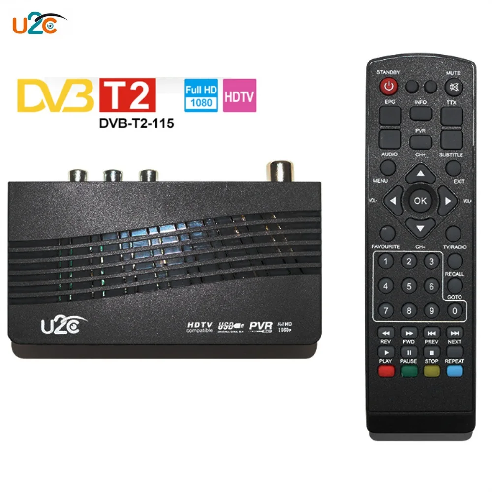 U2C DVB T2 115 Smart TV Box HDMI STB H.264 HD TV Digital Terrestrial