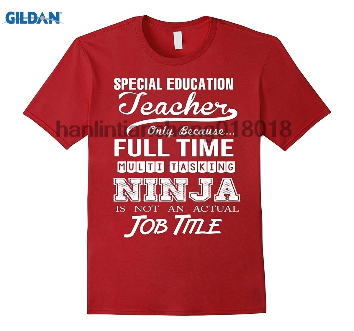 

GILDAN Special Education Teacher T-Shirt Men Summe 100% Cotton t shirts for Men Casual Short Sleeves Brand t-shirt