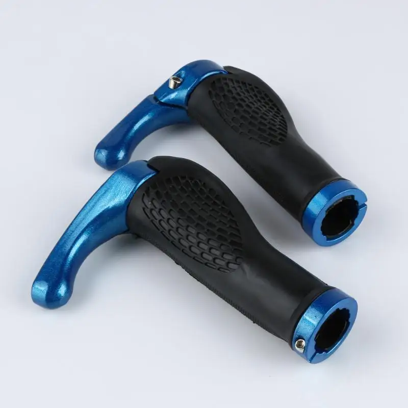 Ergonomic MTB Mountain Bike Handlebar Rubber Cycling Lock-On Ends