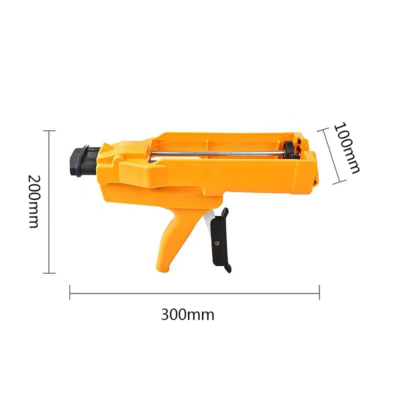 400 мл двухтрубный шлангов двухкомпонентный клей аппликатор фарфоровый клей инструмент для наполнения