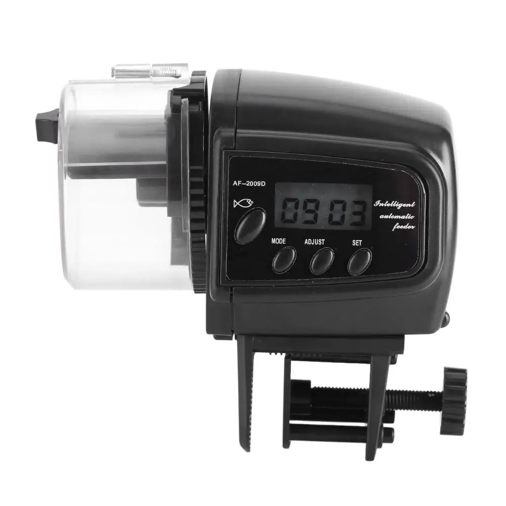 

LCD Electronic Automatic Fish Feeder Dispenser Timer Automatic Tank Food Feeding Machine Aquarium Auto Fish Feeder Timer
