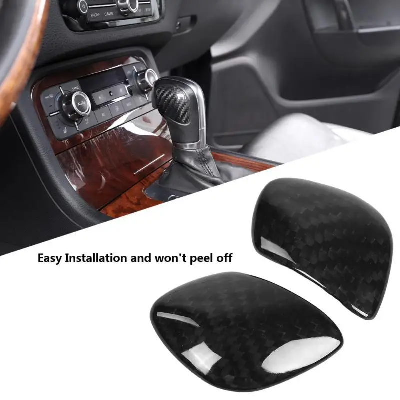 

2 pcs Car Gear Shift Knob Side Garnish Cover Trim for VW Golf MK6 MK7 Passat B7 B8 CC Jetta Car styling Gear Knob Cover