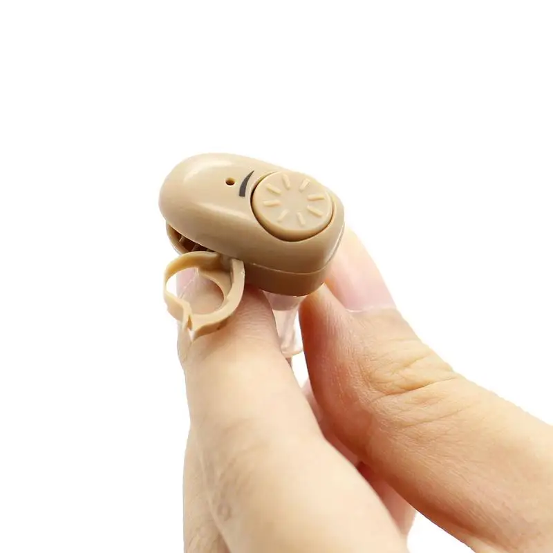 

Ear Hearing Aid Mini Device Volume Adjustable Sound Voice Amplifier Enhancement Hear Clear for the Elder Deaf Aids Care