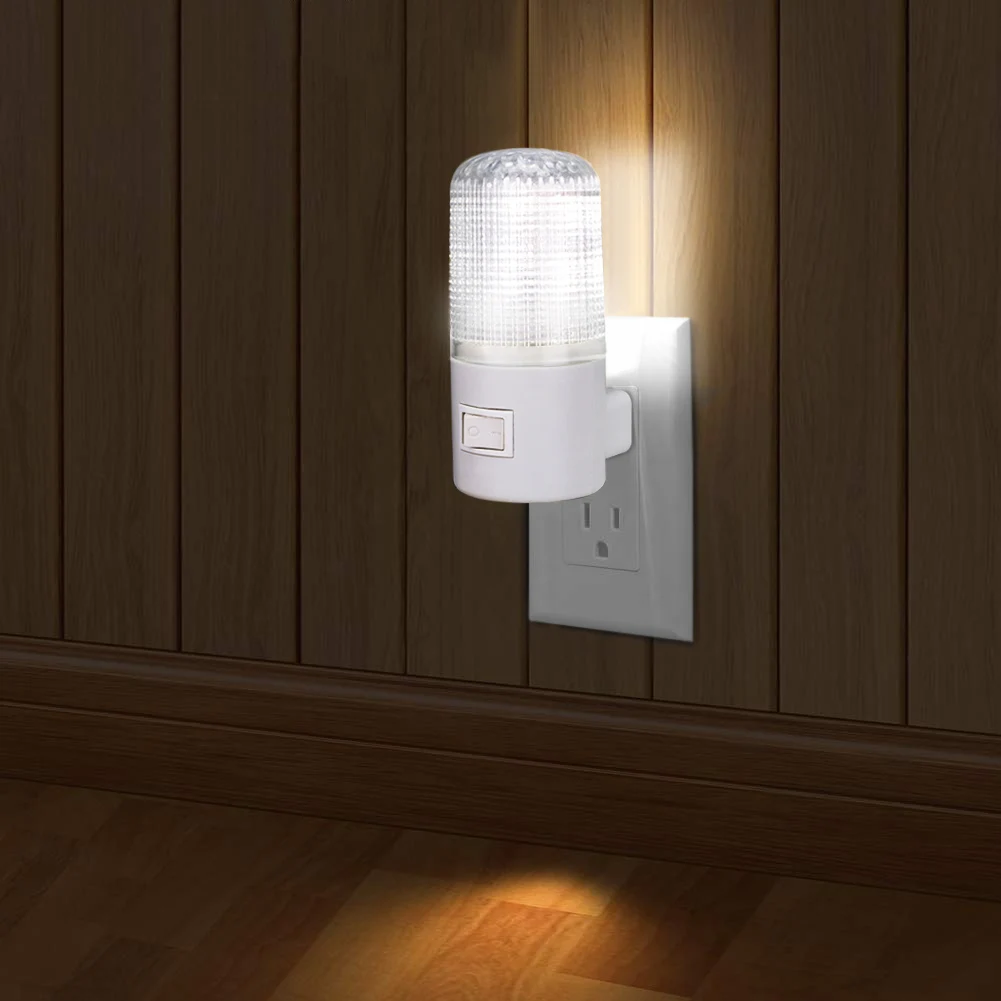 

LED Night Light Emergency Light Wall Lamp Home Lighting EU/US Plug Bedside Lamp Wall Mounted 3W Energy-efficient Saving lamp
