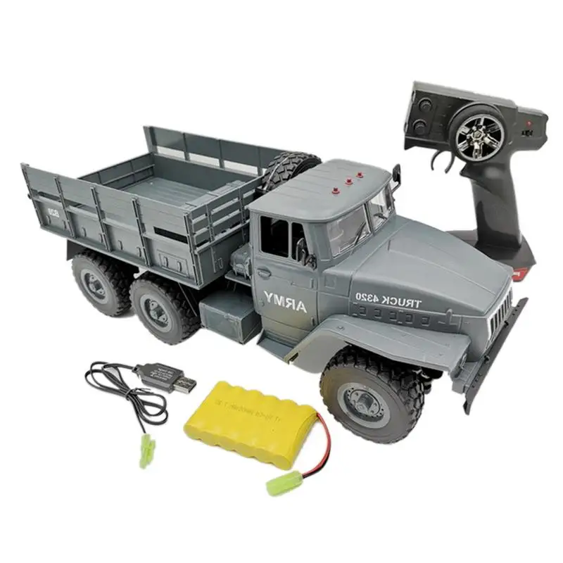 

RC Truck 1:16 Simulation 6 Wheels Drive Soviet Ural Military Truck Model Off-Road Climbing Car Remote Control Army Cars Boy Kids