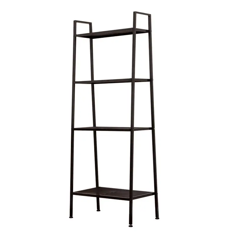 

Widen 4 Tiers Bookshelf Black High Quality Iron Exquisite Appearance And Fine Workmanship Easy To Install