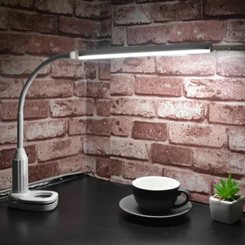 

USB LED Desk Lamp With Clip Flexible Clamp Table Light Eye Protection 24Leds Night Lights For Bedside Book Reading Office Work