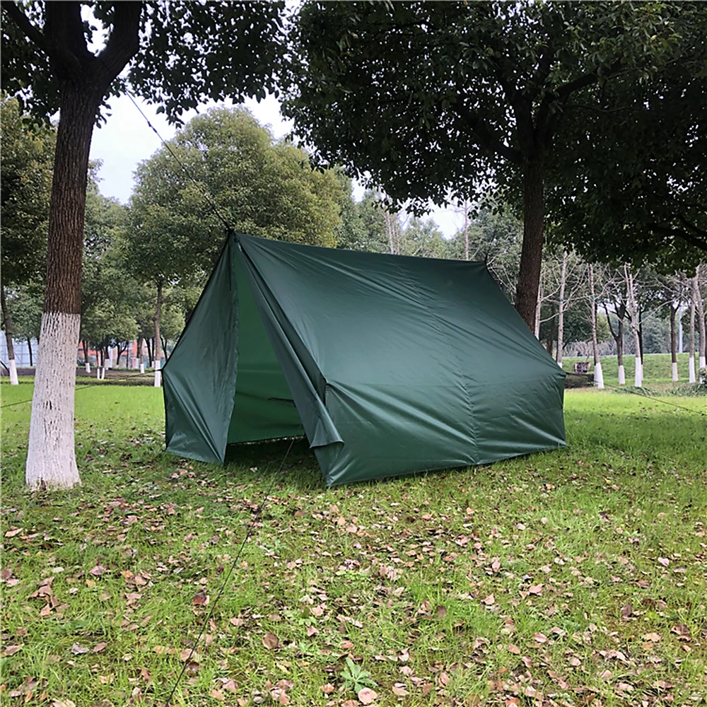 Многофункциональная палатка для кемпинга, гамак, дождь, муха, Водонепроницаемый брезент, Ripstop, дождевик, наземный ковер, навес, наружное Пеленальное укрытие