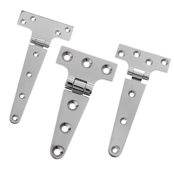 

3x Heavy Duty Marine Stainless Steel T Tee Hinge Garden Door Gate Hardware
