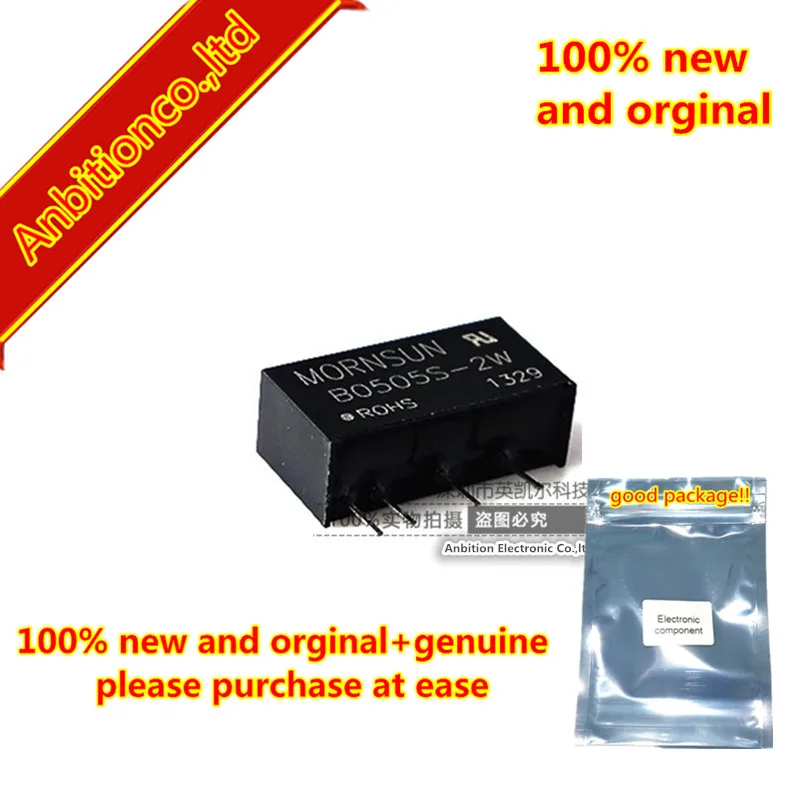 

5pcs 100% new and orginal DCDC Power Supply Module Isolates B0505S-225V to 5V2W Non-stabilized Single Chip Microcompute in stock