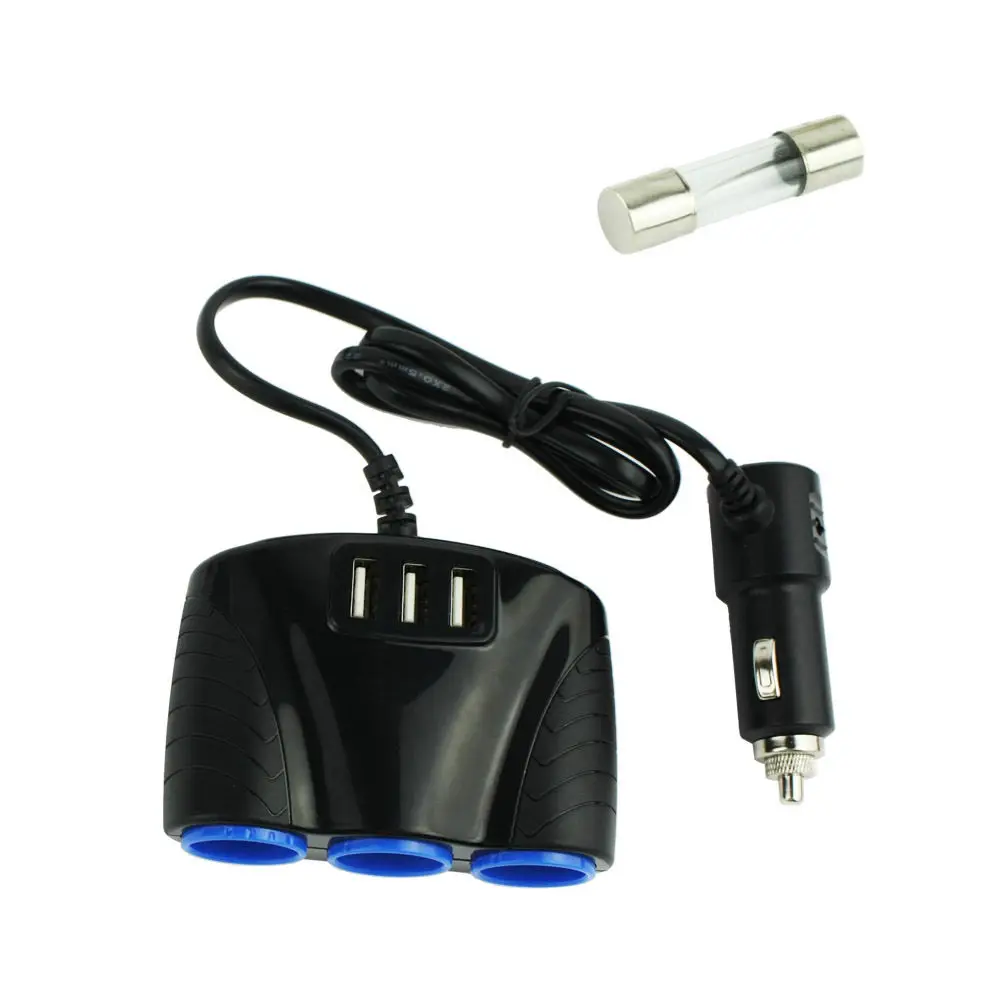 Разветвитель USB для автомобильного прикуривателя 12 24 В|Зажигалка| |