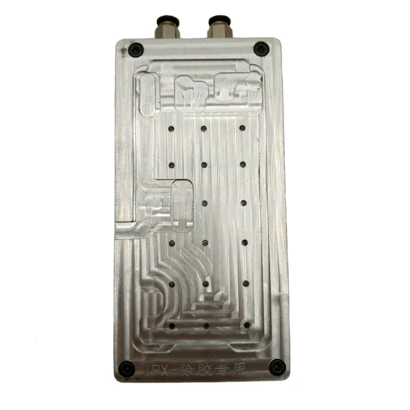 

2in1 Vacuum Mold for iPhone X XS XS MAX Glue Remove Polarizer Removing Screen Alignment Position Moulds Glue Cleaning
