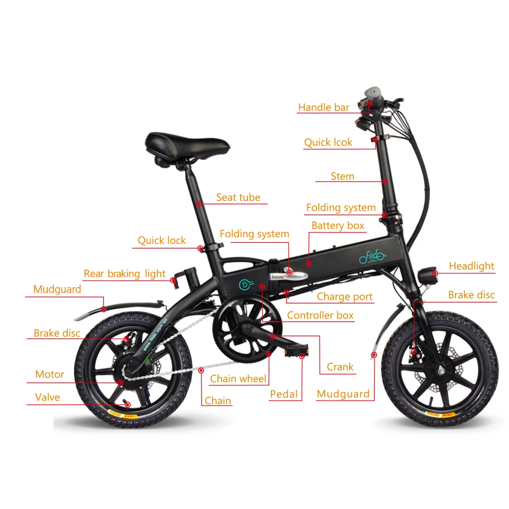 Folding Electric Bicycle Power Assist Electric Bike For Adults Moped E-Bike 250W Brushless Motor 14 Inch 36V 7.8AH 10.4AH Folding Electric Bicycle Power Assist Electric Bike For Adults Moped E-Bike 250W Brushless Motor 14 Inch 36V 7.8AH 10.4AH