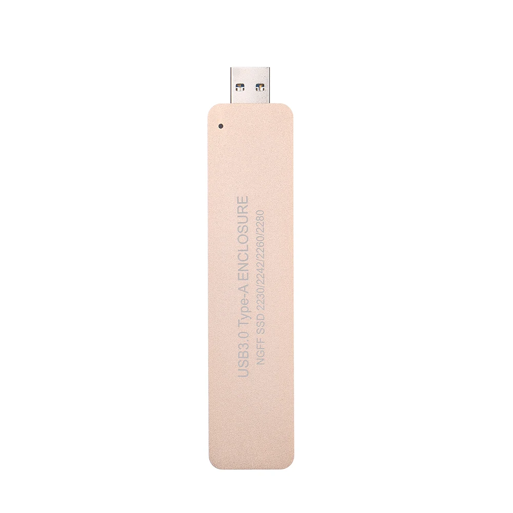 Выдвижной Корпус NGFF SSD USB 2230 типа A M.2 SATA поддерживает 2242/2260/2280/NGFF M.2|Корпус жесткого